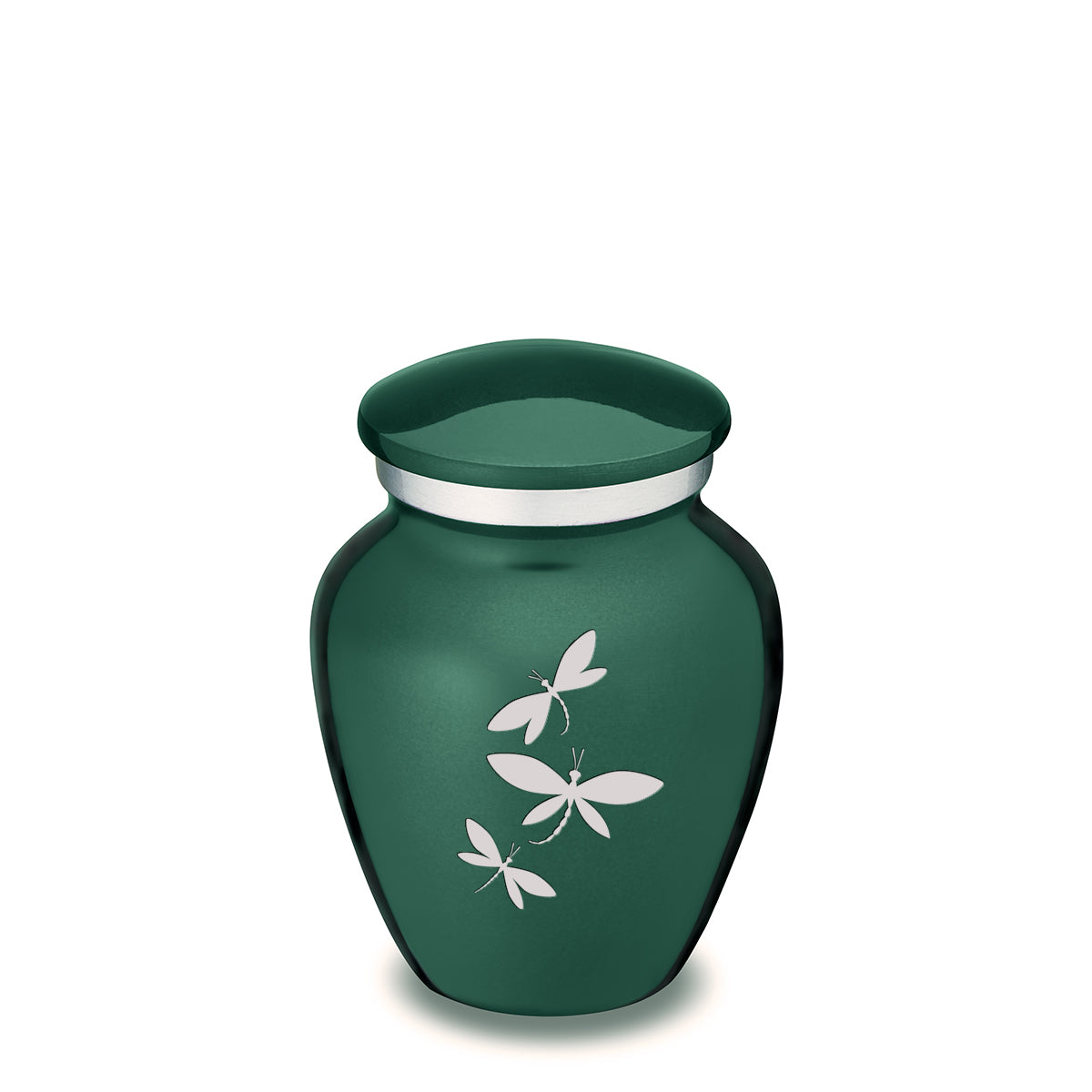 Keepsake Embrace Green Dragonflies Cremation Urn