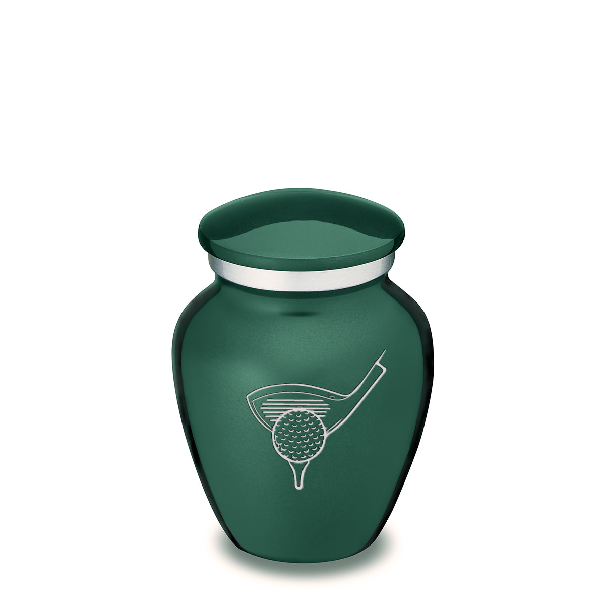 Keepsake Embrace Green Golfer Cremation Urn