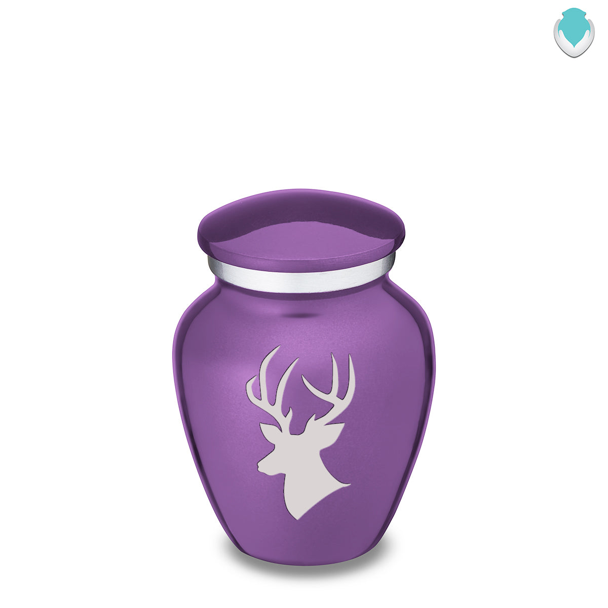Keepsake Embrace Purple Deer Cremation Urn