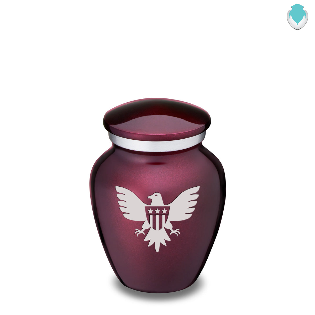 Keepsake Embrace Cherry Purple American Glory Cremation Urn