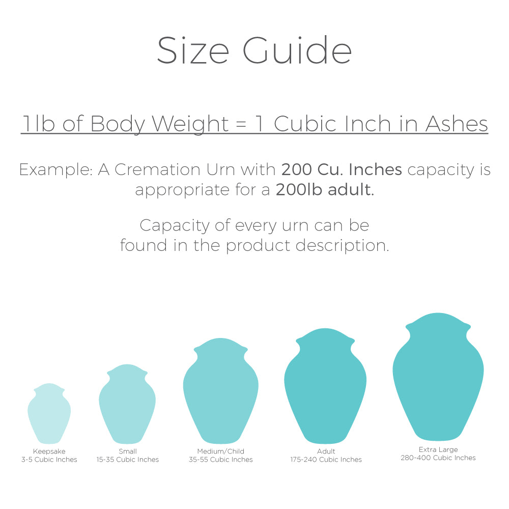 Adult Silver Blessing Birds Cremation Urn