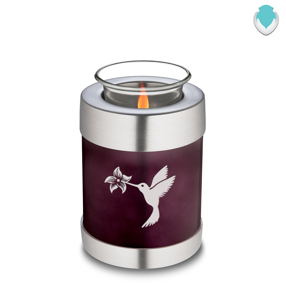 Candle Holder Embrace Hummingbird Cremation Urn