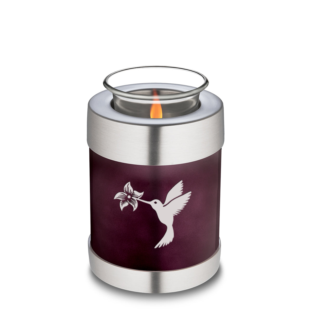 Candle Holder Embrace Hummingbird Cremation Urn